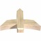 Ekena Millwork Bellingham Rough Sawn Timber Gable Bracket, Douglas Fir, 36"W x 24"H x 6"D x 6"F, 16/12 Pitch GBW036X24X0606BEL00RDF - alternate 2